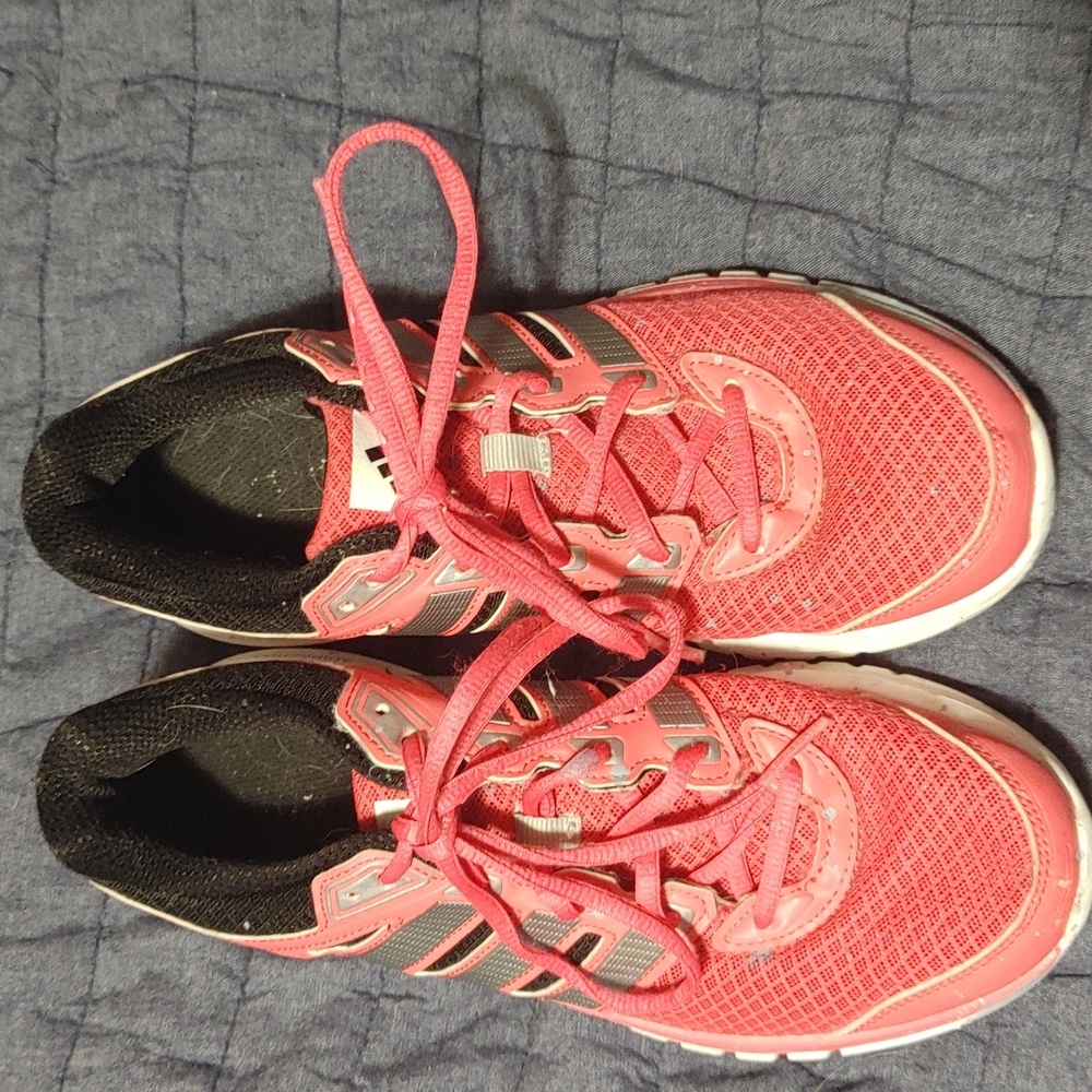 Size 8.5 Adidas sneakers. Pink